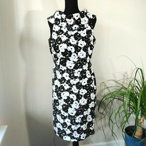 Alex Marie black and white floral print dress
